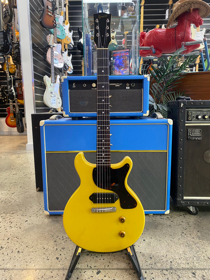 Greco MIJ 1986 EJR59-60D LP Junior Doublecut TV Yellow W/bag ***Pre Loved***