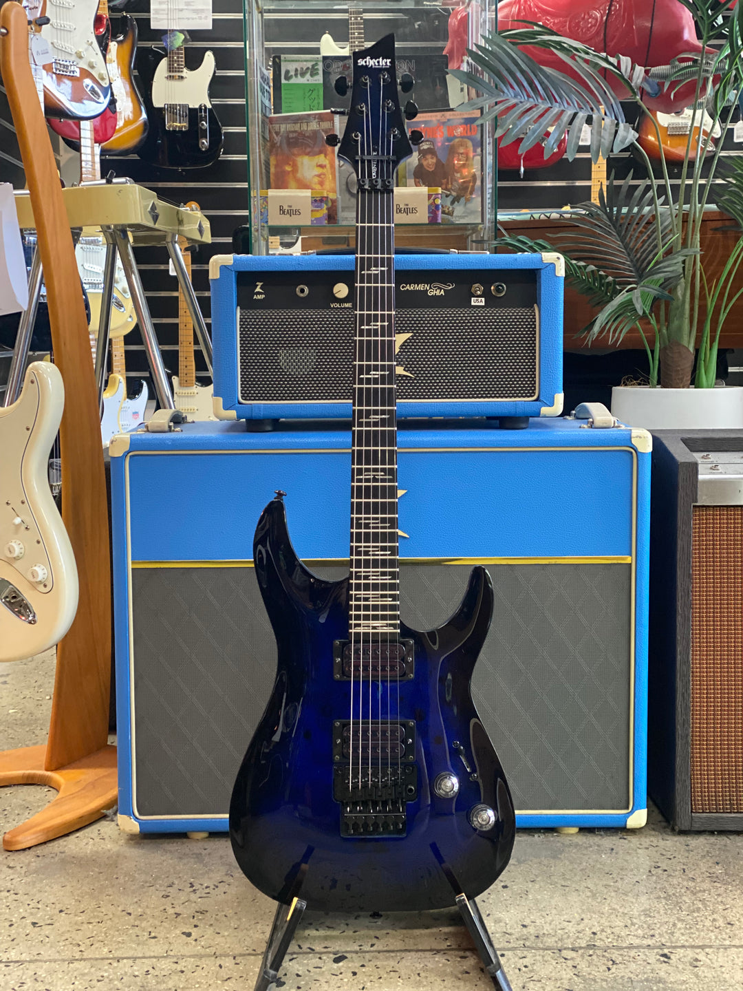 Schecter Omen Elite-6 FR | Blue Burst ***pre loved***
