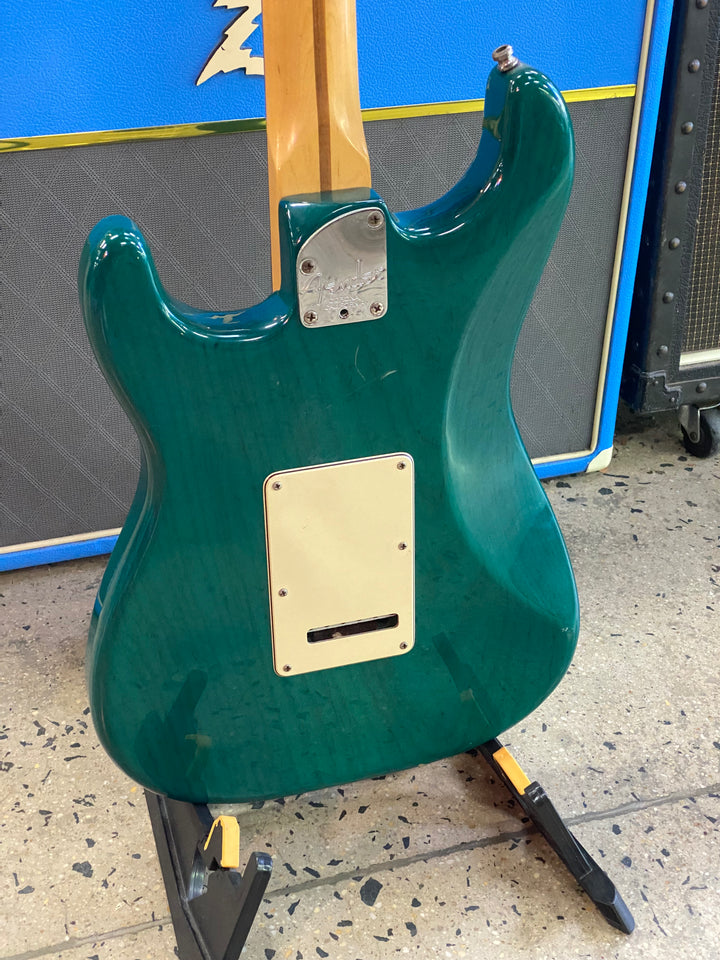 Fender 2003 American Deluxe Stratocaster | Teal Green Transparent W/bag ***pre loved***
