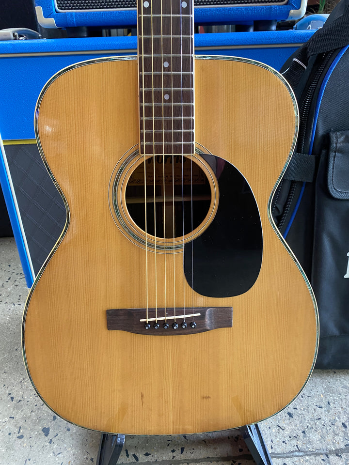 Morris F-20 MIJ 1975 Folk Acoustic Guitar Natural W/bag ***Pre Loved***