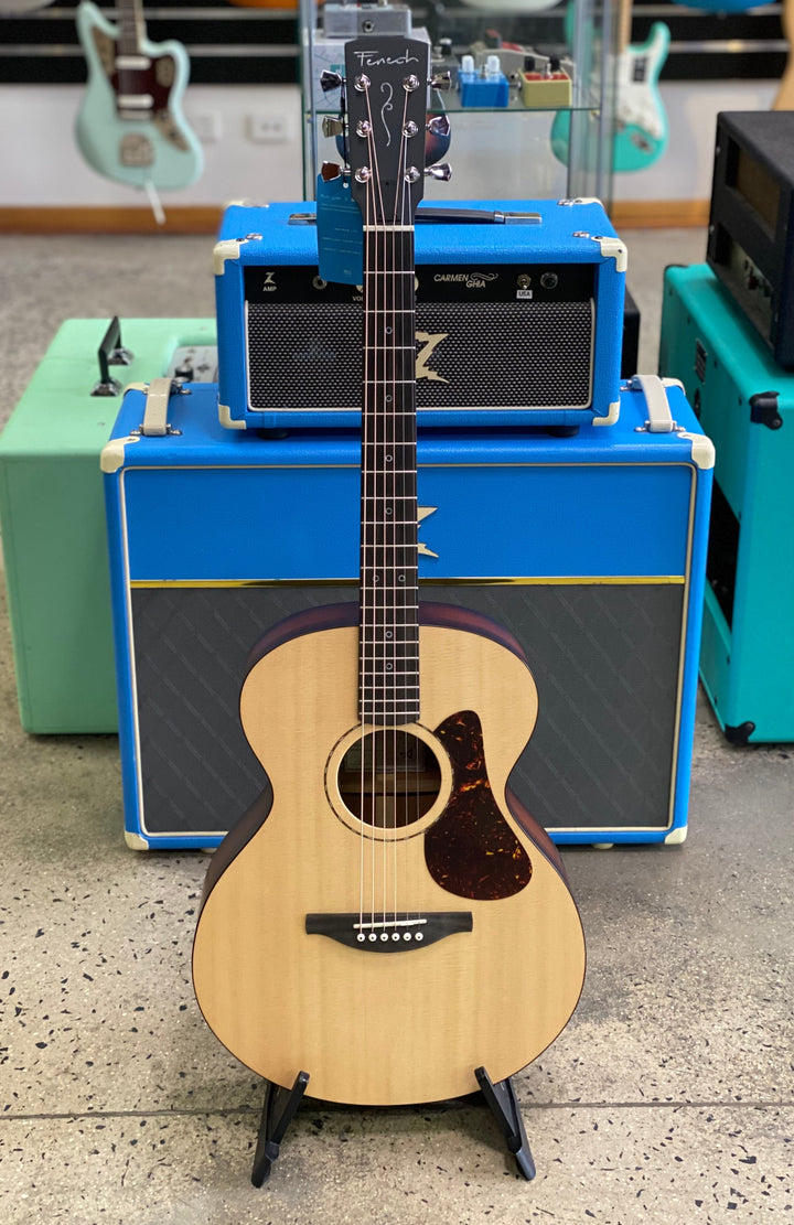 Fenech Guitars VT Series Auditorium BLK Blackwood Spruce Top with Backburst