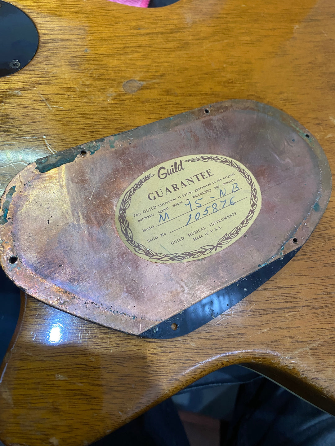 Guild USA 1974 M-75 Bluesbird Electric W/Bigsby W/case ***Pre Loved***