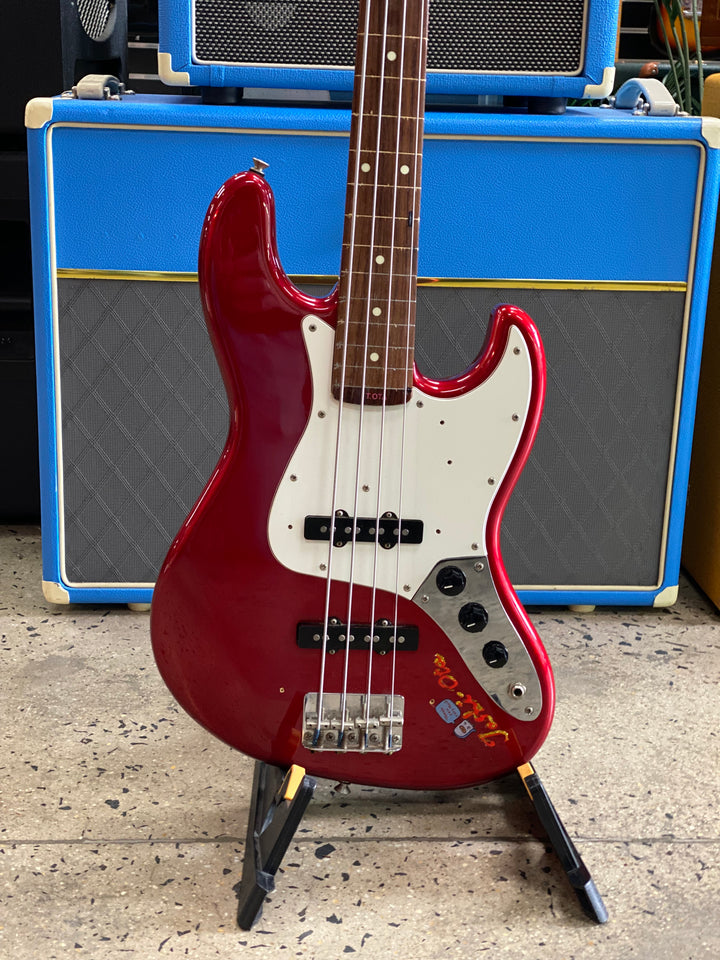 Fender E Series '84-87 Jazz Bass 'Fretless Mod' | Red ***Pre Loved***