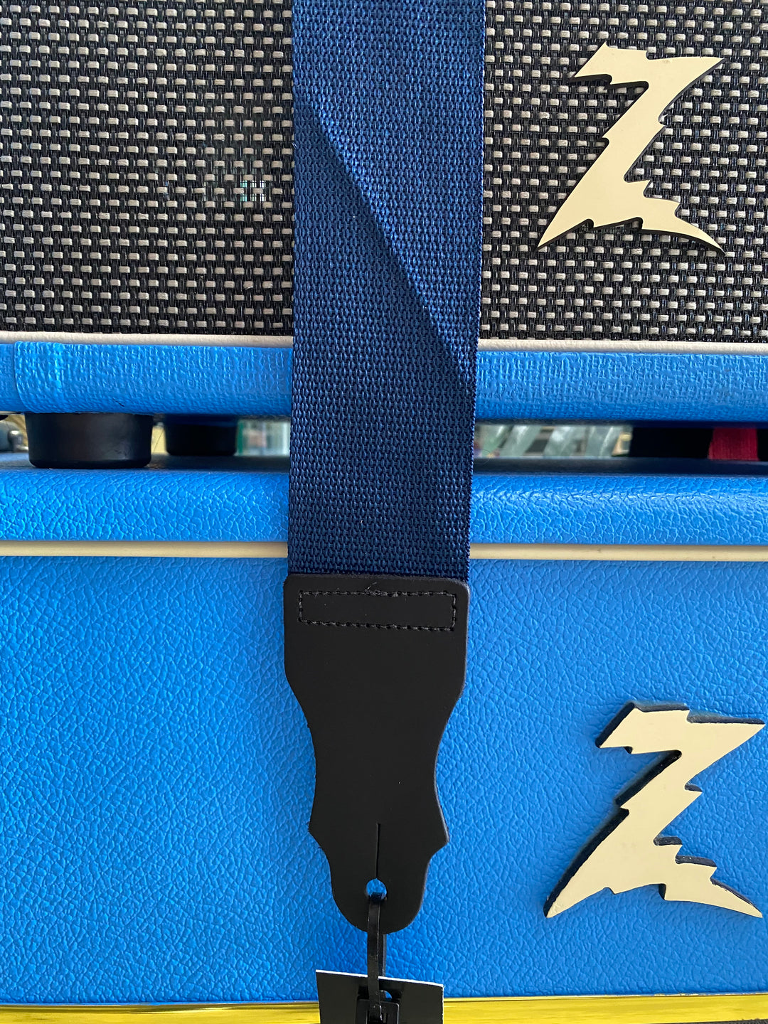 Franklin Blue Poly Web Strap with Single Ply Strap