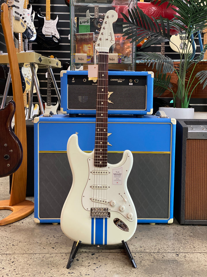 Fender MIJ 2023 Traditional Strat wbag | OLW Blue Competition Stripe ***pre loved***