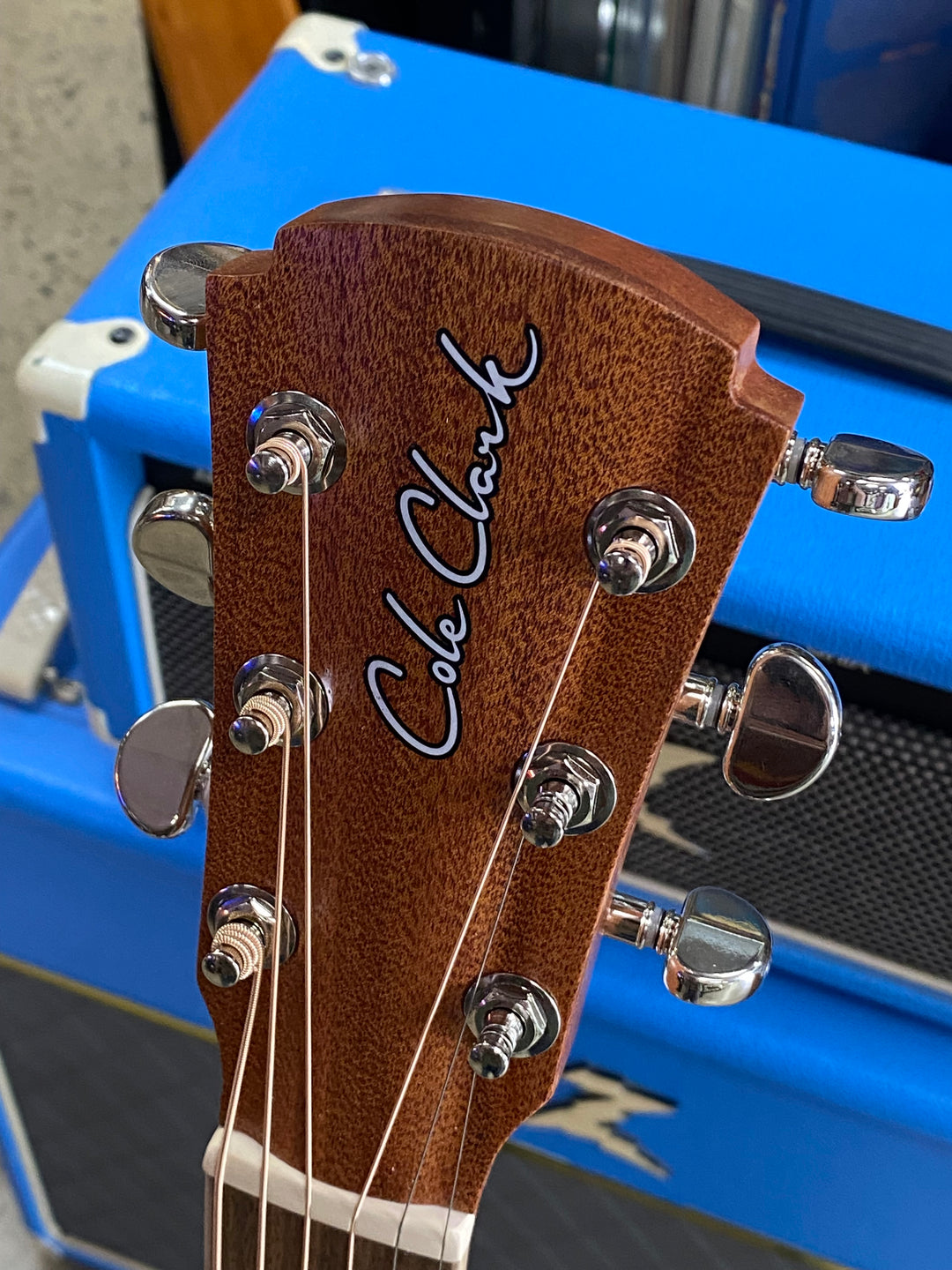 Cole Clark Studio SAN1EC Grand Auditorium Redwood Top Queensland Maple Back and Sides