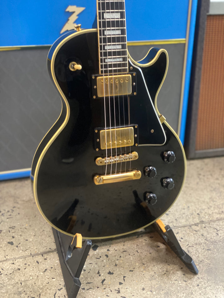 Burny 1980s RLC LP Custom w/bag | Black ***pre loved***