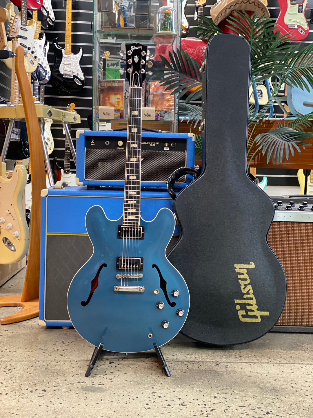 Gibson USA 2015 LTD ED ES-335 wcase | Pelham Blue ***pre loved***