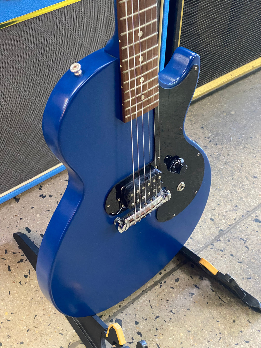 Gibson USA 2011 Melody Maker LP Humbucker Satin Blue W/case ***Pre Loved***