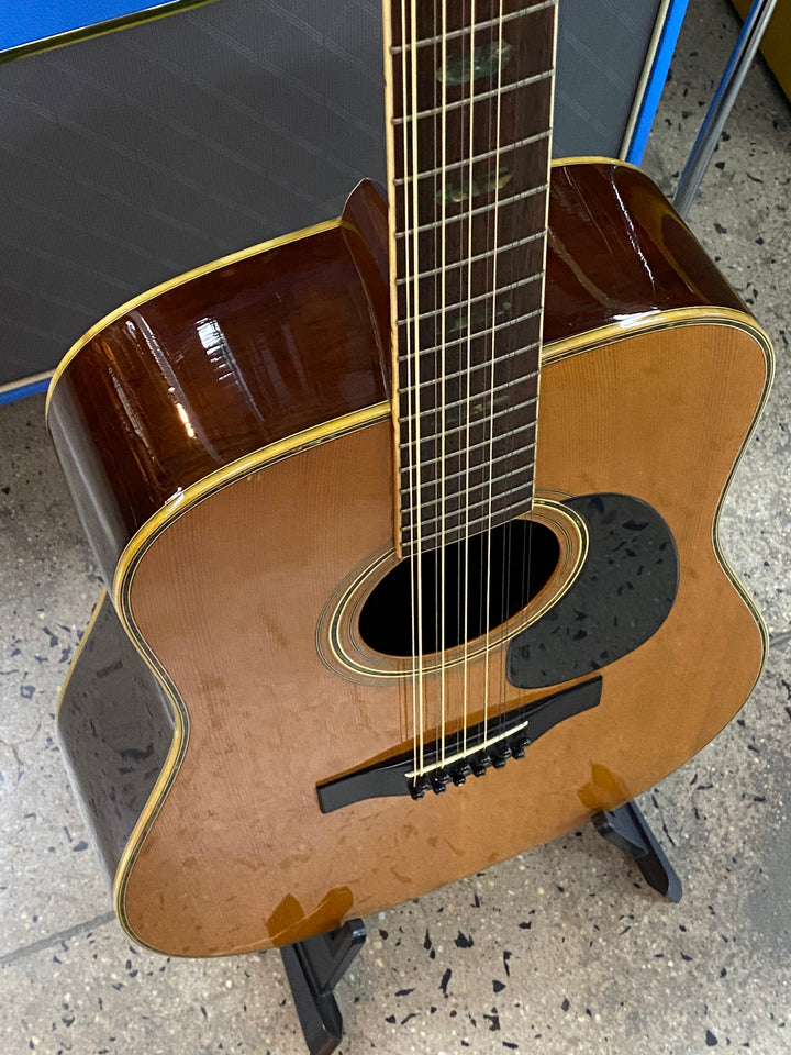 Morris MIJ B-50 12 String Acoustic Natural W/bag ***pre loved***