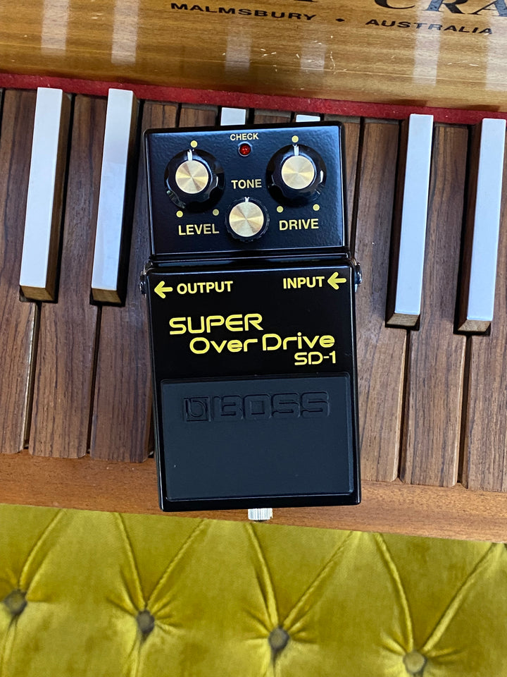 Boss SD-1 4A Super Overdrive Pedal 40th Anniversary w/box ***pre loved***