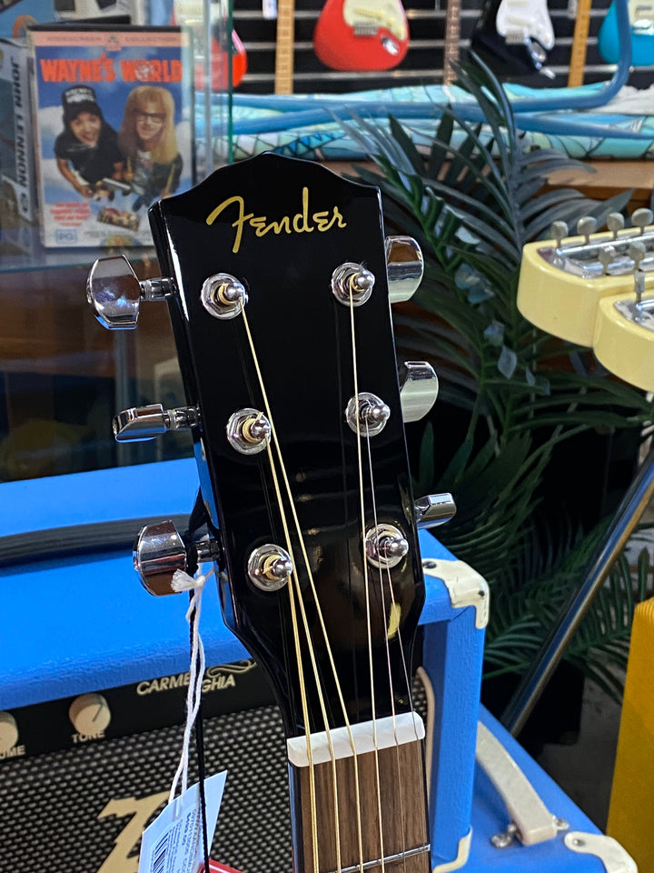 Fender CD-60SCE Dreadnought Acoustic | Black