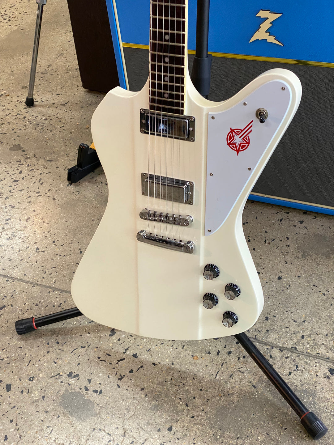 Washburn PS10 Starfire Paul Stanley w/bag | White ***pre loved***