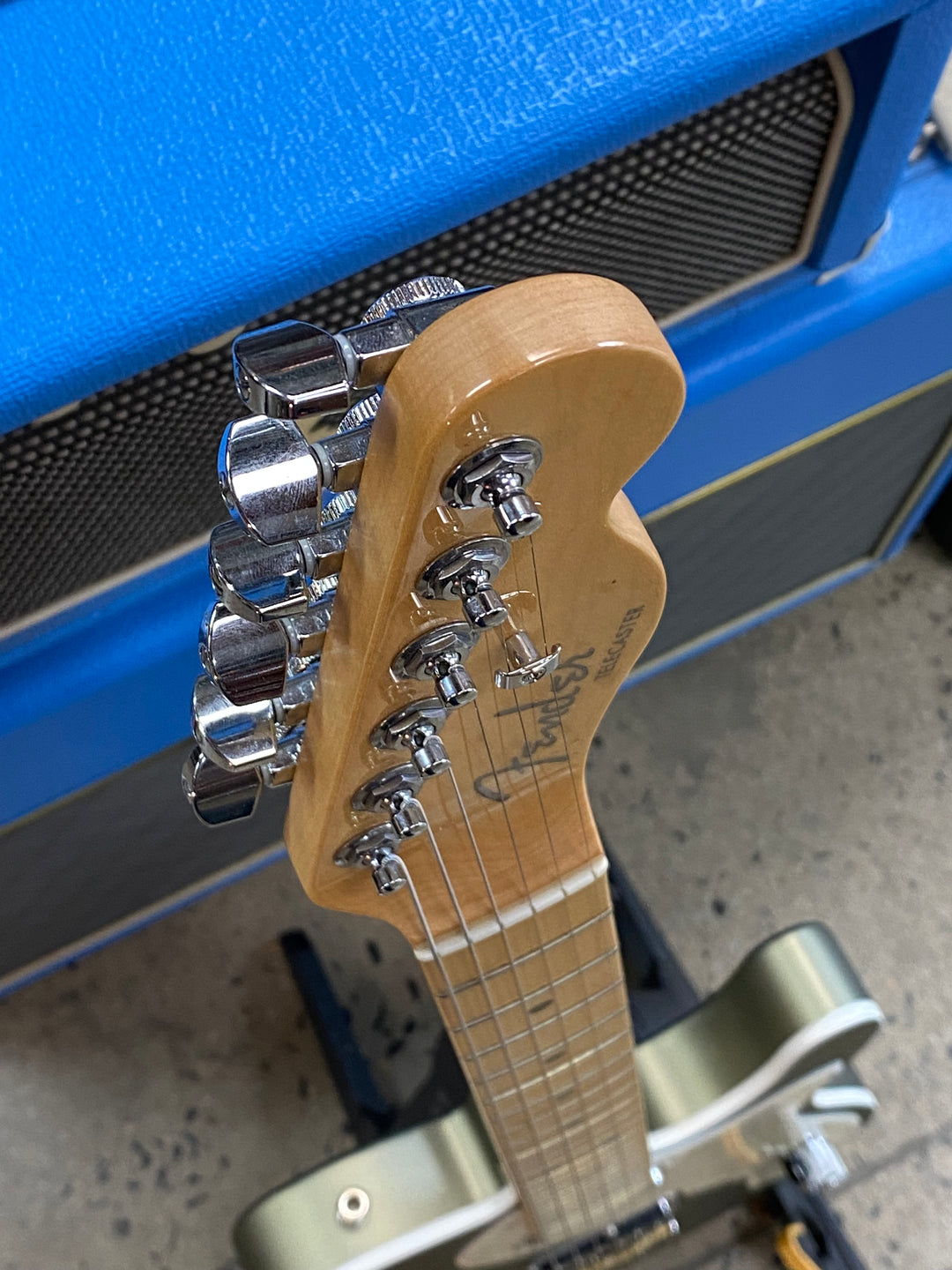 Fender 2018 American Elite Tele Thinline w/case | Satin Jade Pearl Metallic ***pre loved***