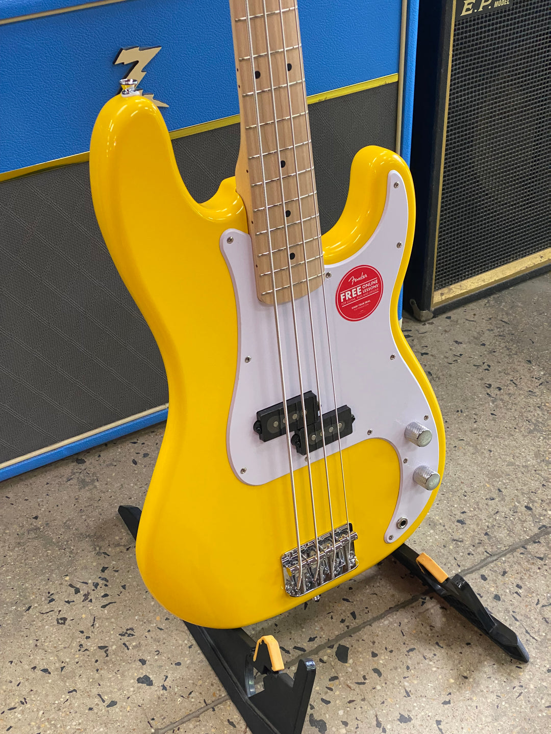 Squier FSR Sonic P Bass | Graffiti Yellow