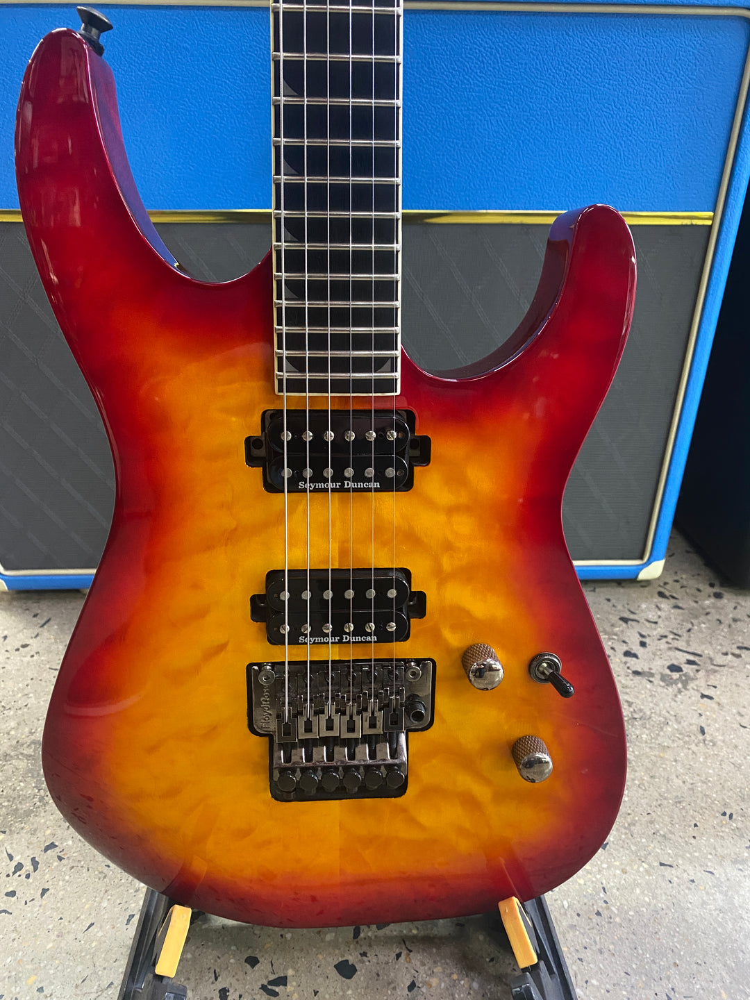 Jackson Pro Series Soloist SL2Q Mah | Burnt Cherry Burst **PreLoved**