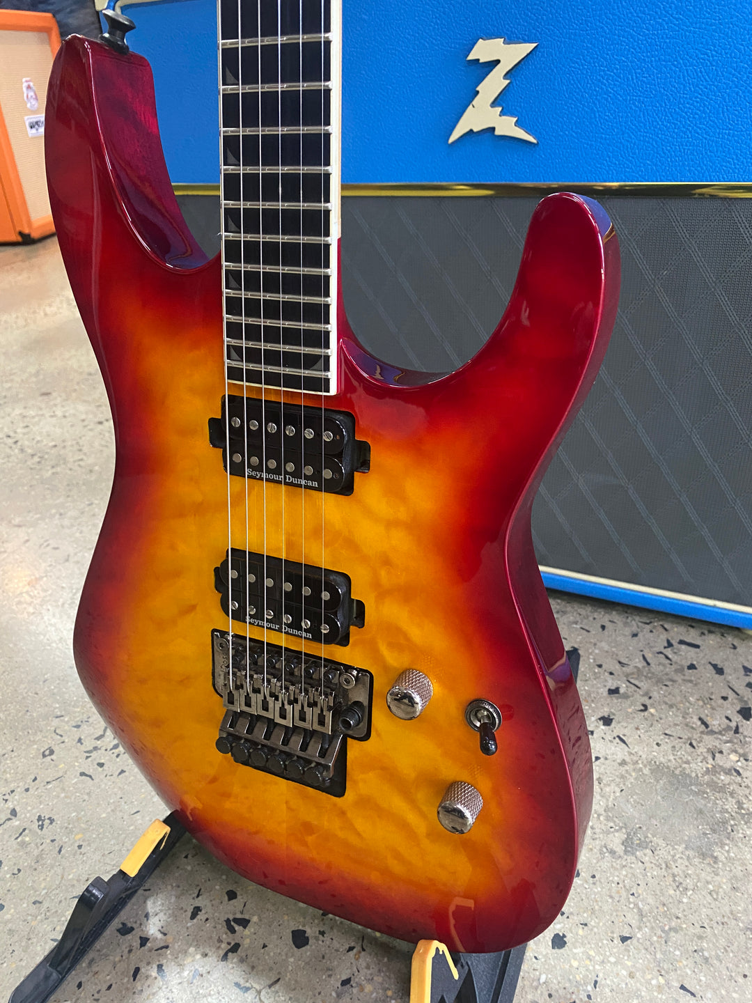 Jackson Pro Series Soloist SL2Q Mah | Burnt Cherry Burst **PreLoved**