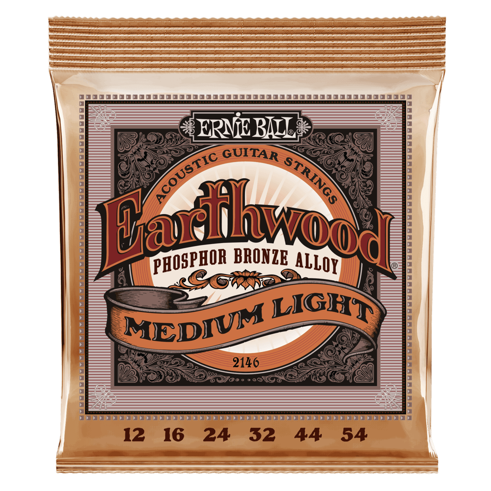 Ernie Ball Earthwood Phosphor Bronze Acoustic Set 12-54 Gauge