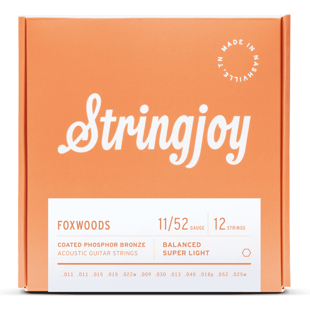 Stringjoy Foxwoods 12 String (11-52) Coated Phos bronze Strings