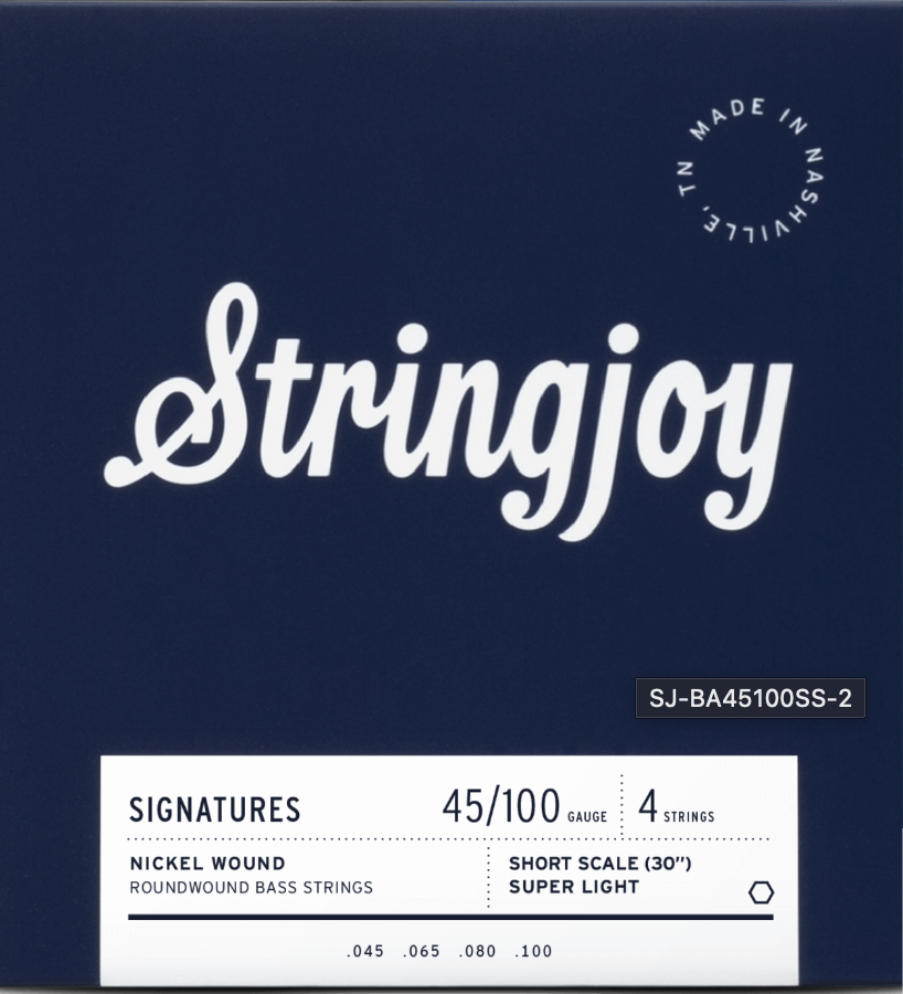 Stringjoy 45-100 Super Light Short Scale Bass Strings