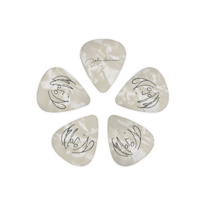 John Lennon Signature Guitar Picks Medium 10 Pack .70mm