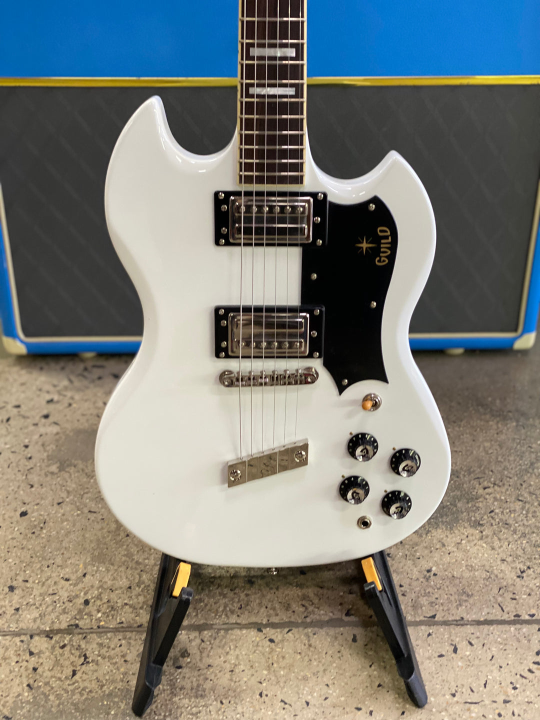 Guild S-100 Polara Electric guitar - White