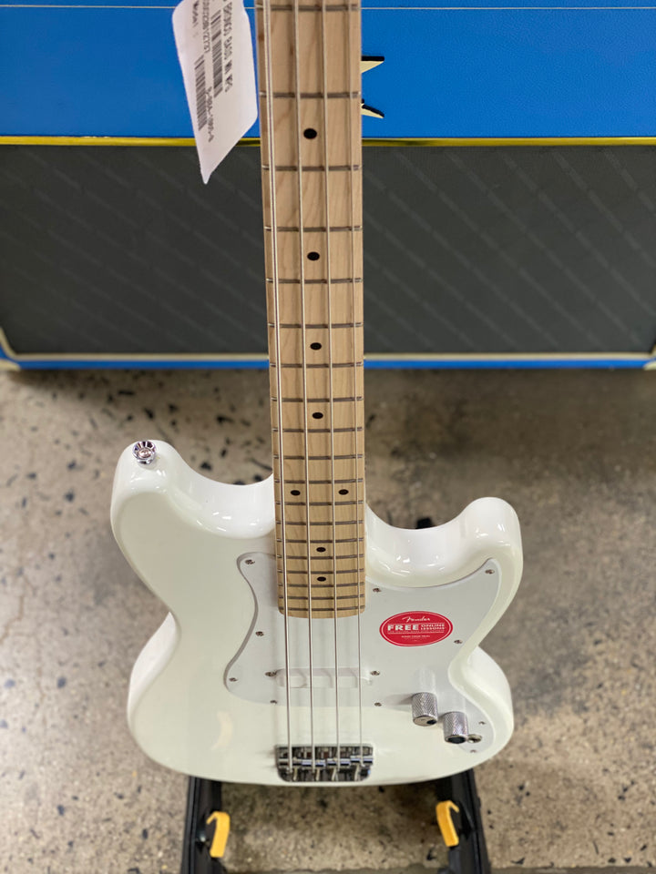 Squier Sonic Series Bronco Bass | Arctic White