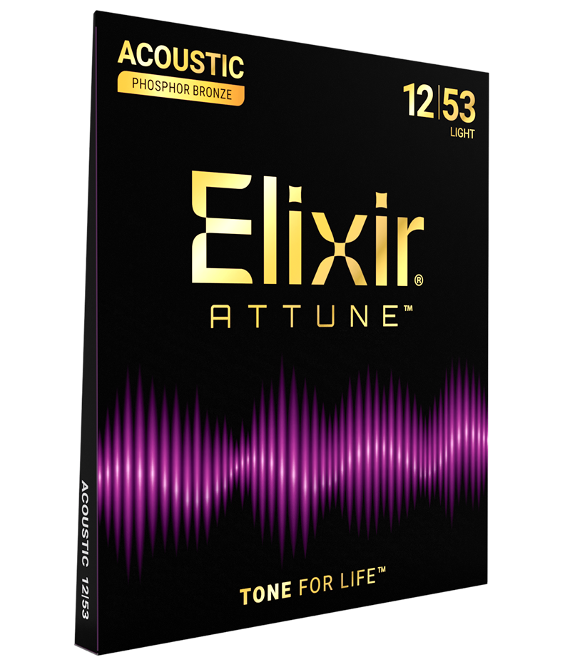 Elixir 21052 Attune Phosphor Bronze Light 12-53