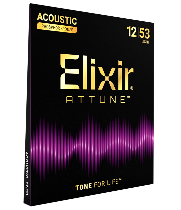 Elixir 21052 Attune Phosphor Bronze Light 12-53