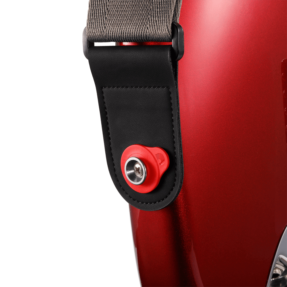 D'addario Flex Lock Strap Block 4-pack RED