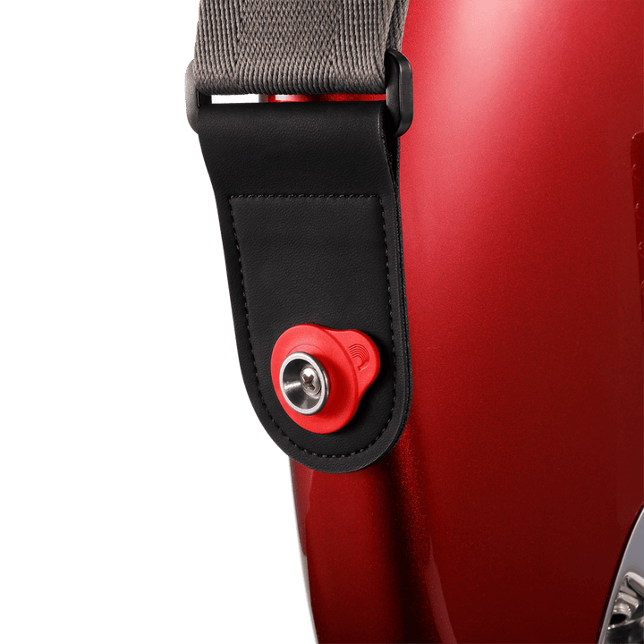 D'addario Flex Lock Strap Block 4-pack RED