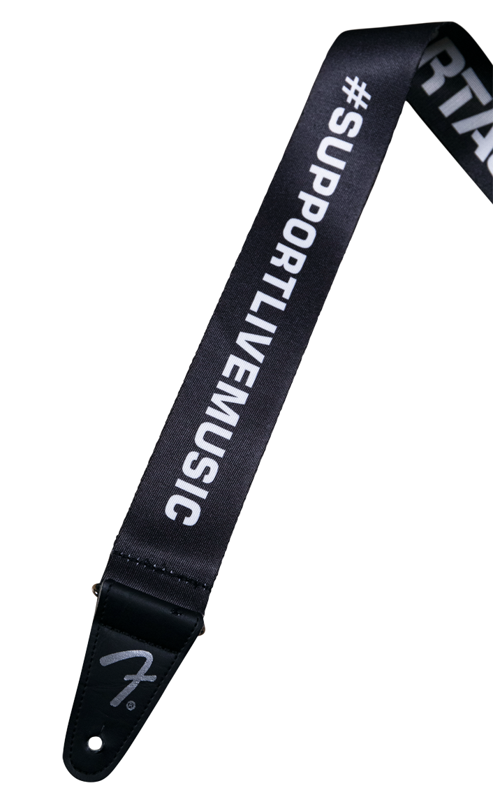 FENDER SUPPORTACT CHARITY STRAP - PICK A COLOUR - SUPPORT AUSSIE MUSIC!