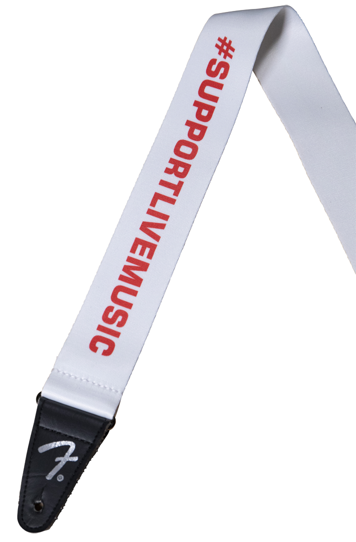 FENDER SUPPORTACT CHARITY STRAP - PICK A COLOUR - SUPPORT AUSSIE MUSIC!