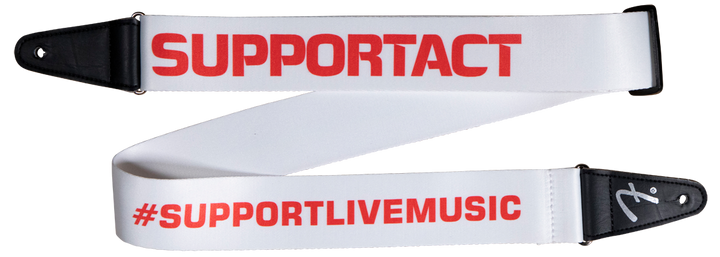 FENDER SUPPORTACT CHARITY STRAP - PICK A COLOUR - SUPPORT AUSSIE MUSIC!