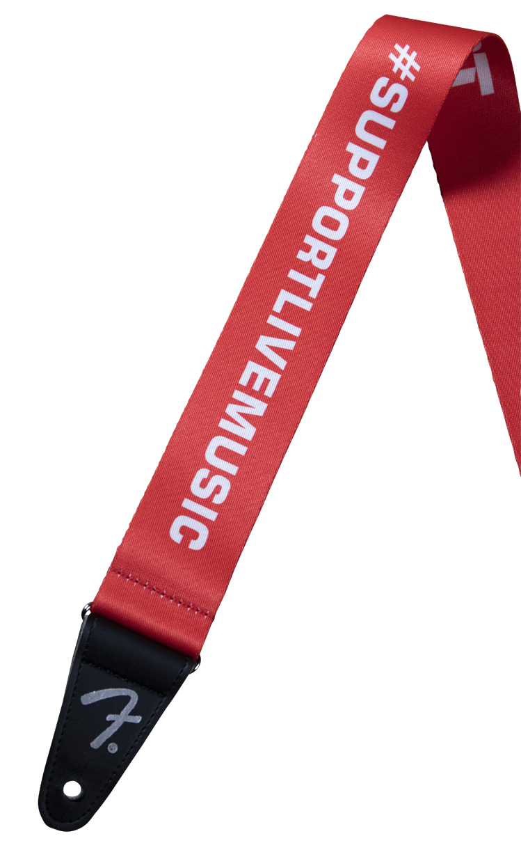 FENDER SUPPORTACT CHARITY STRAP - PICK A COLOUR - SUPPORT AUSSIE MUSIC!