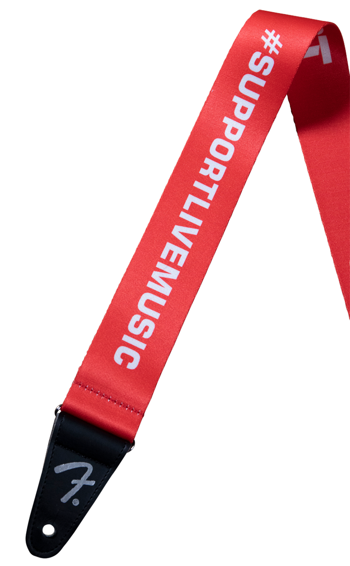 FENDER SUPPORTACT CHARITY STRAP - PICK A COLOUR - SUPPORT AUSSIE MUSIC!