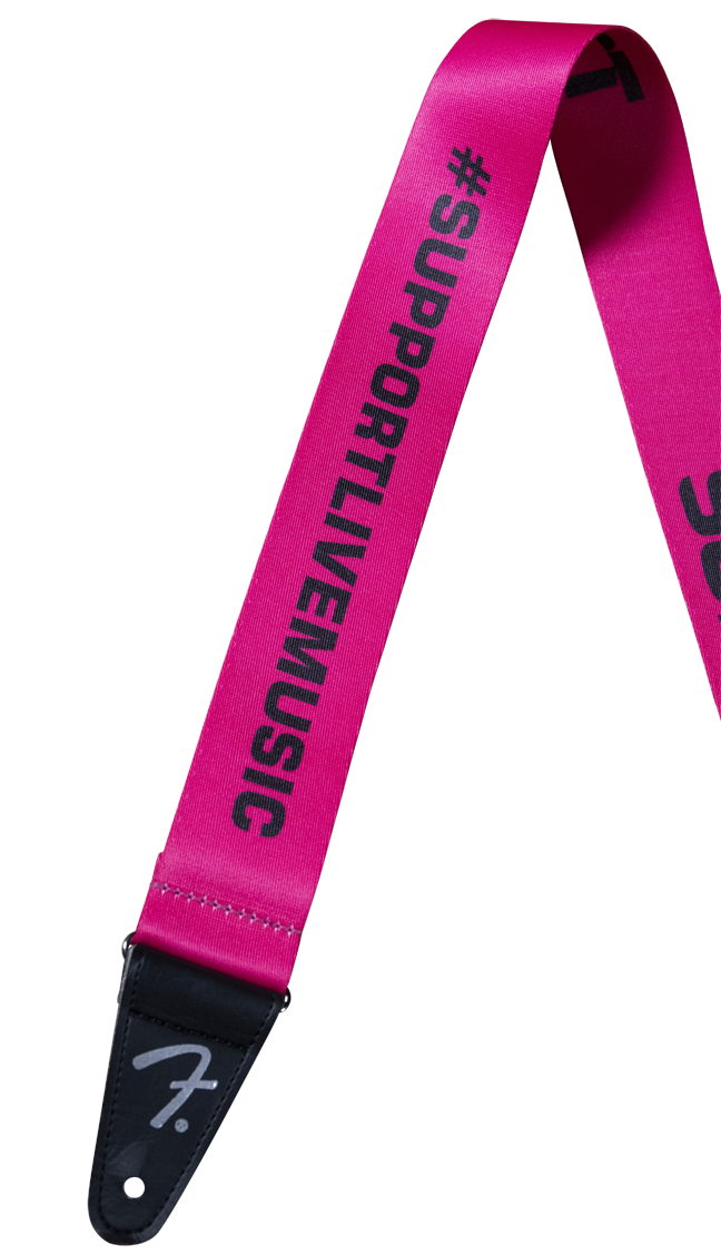 FENDER SUPPORTACT CHARITY STRAP - PICK A COLOUR - SUPPORT AUSSIE MUSIC!