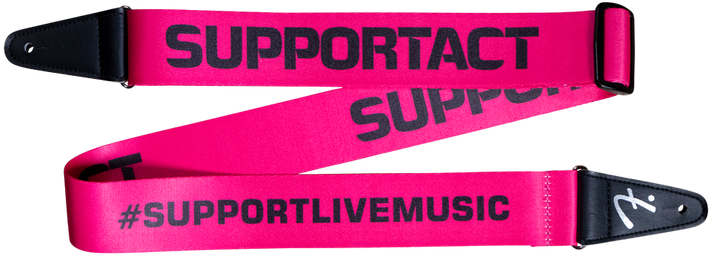 FENDER SUPPORTACT CHARITY STRAP - PICK A COLOUR - SUPPORT AUSSIE MUSIC!