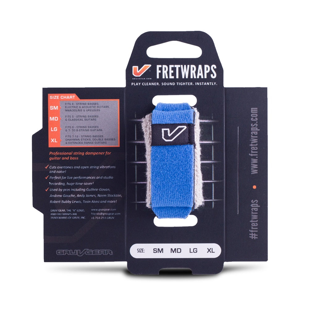 Gruv Gear Fretwrap String Muter Small - Blue