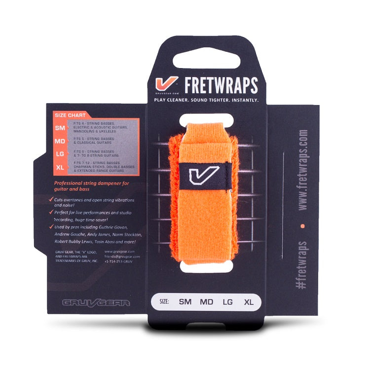 Gruv Gear Fretwrap String Muter - Small - Orange