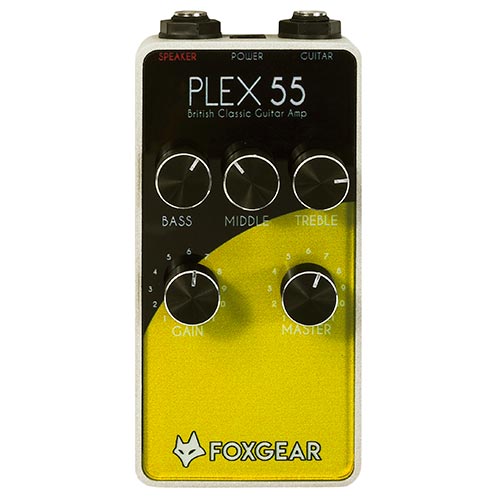 Foxgear PLEX55 55 Watt RMS Classic British Tone Guitar Amplifier Pedal