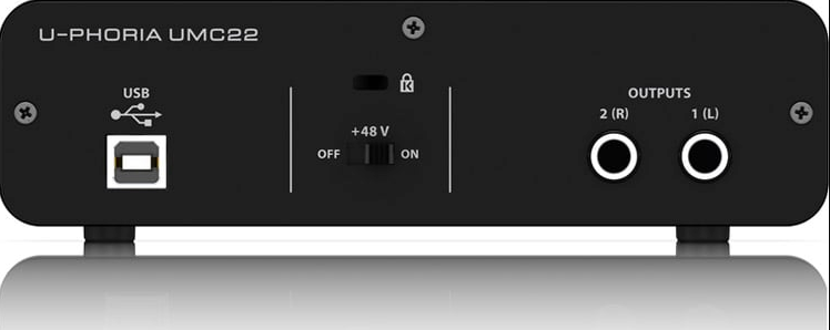 Behringer U-Phoria UMC22 – USB Audio Interface