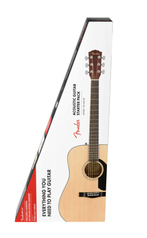 FENDER CD60S V2 ACOUSTIC GUITAR PACK | Natural