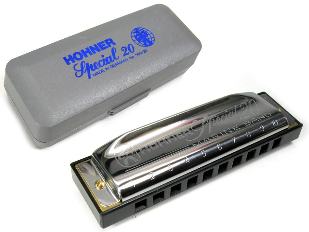 Hohner Special 20 Harmonica in the Key of G small pack